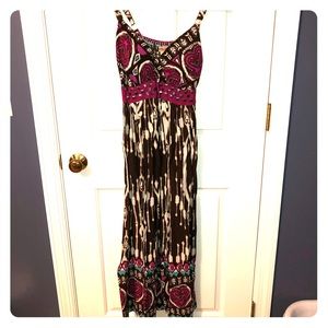 Boho-like maxi dress!